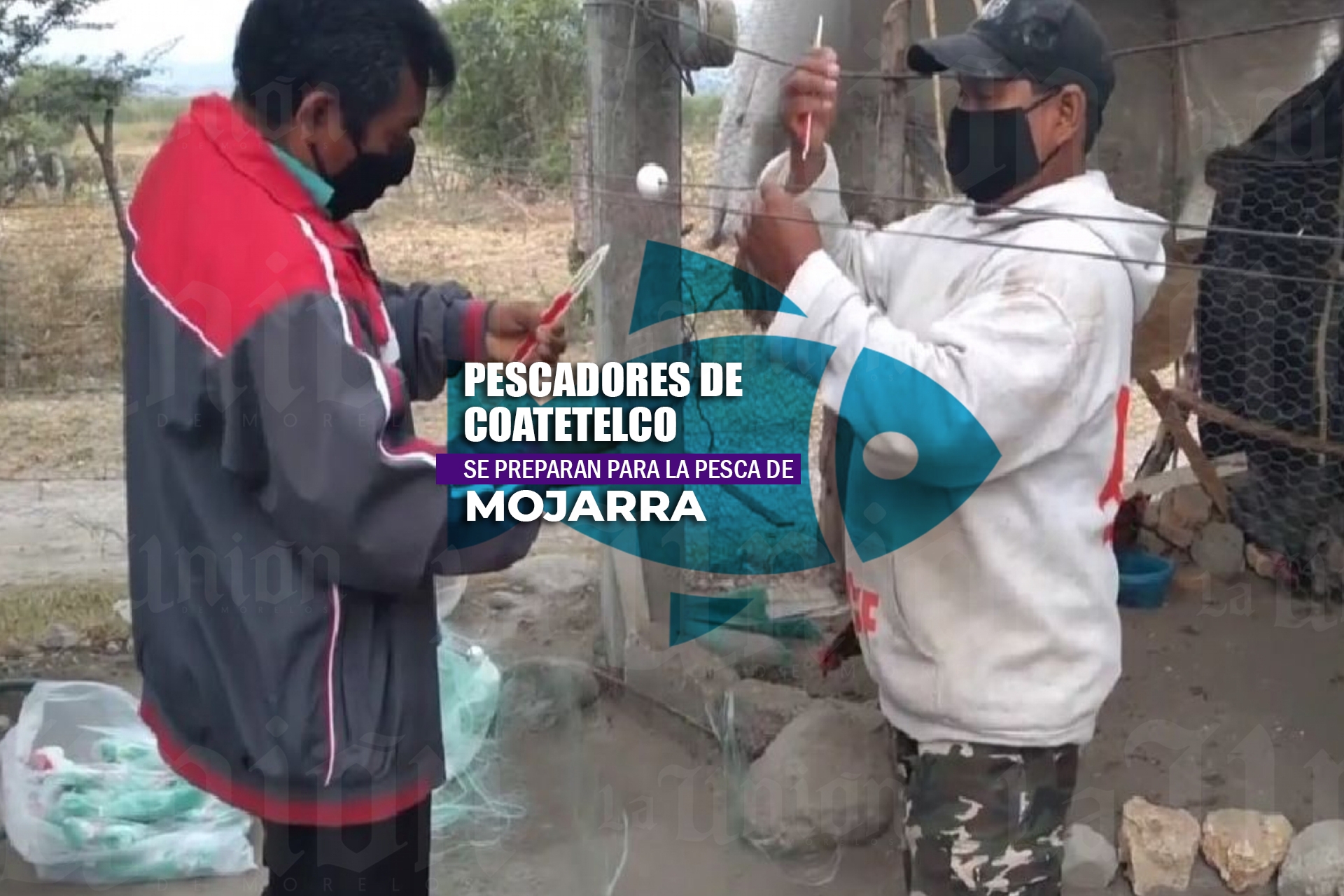 Pescadores de Coatetelco se preparan para la temporada de pesca