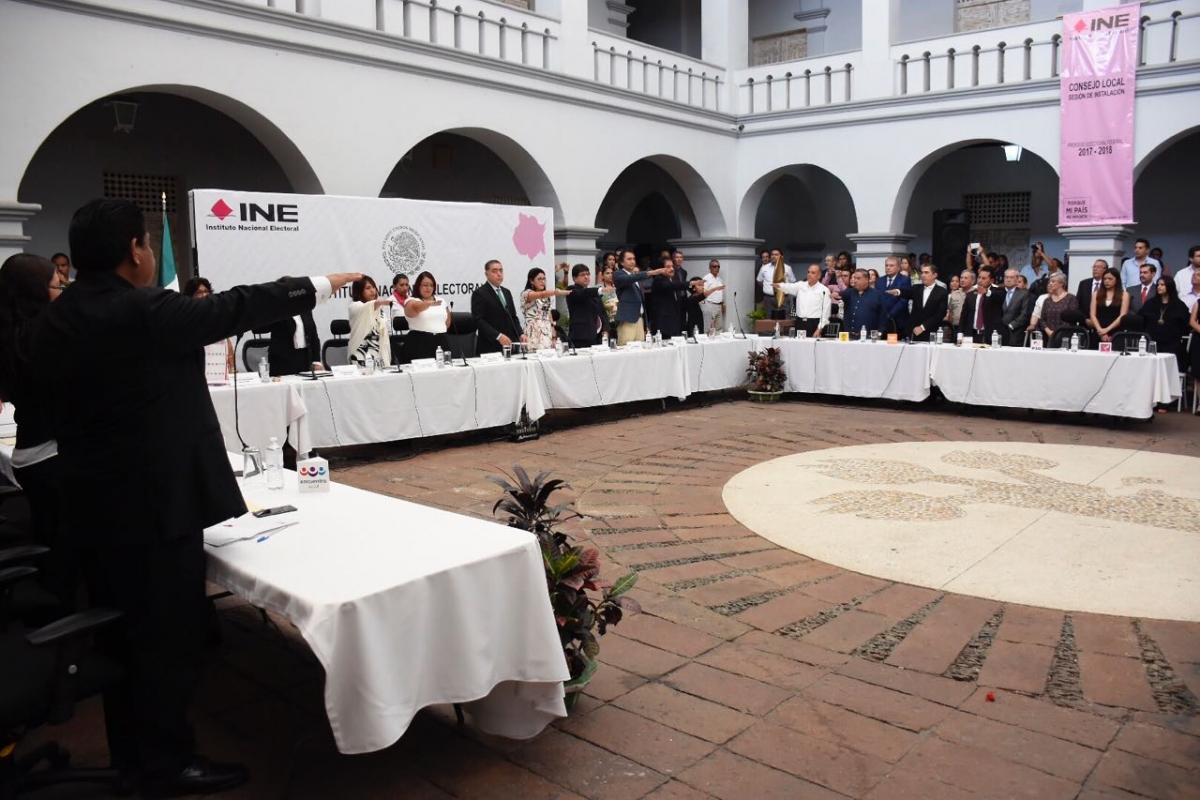 Da inicio el proceso electoral 2017-2018 con la instalación del Consejo local Morelos del INE