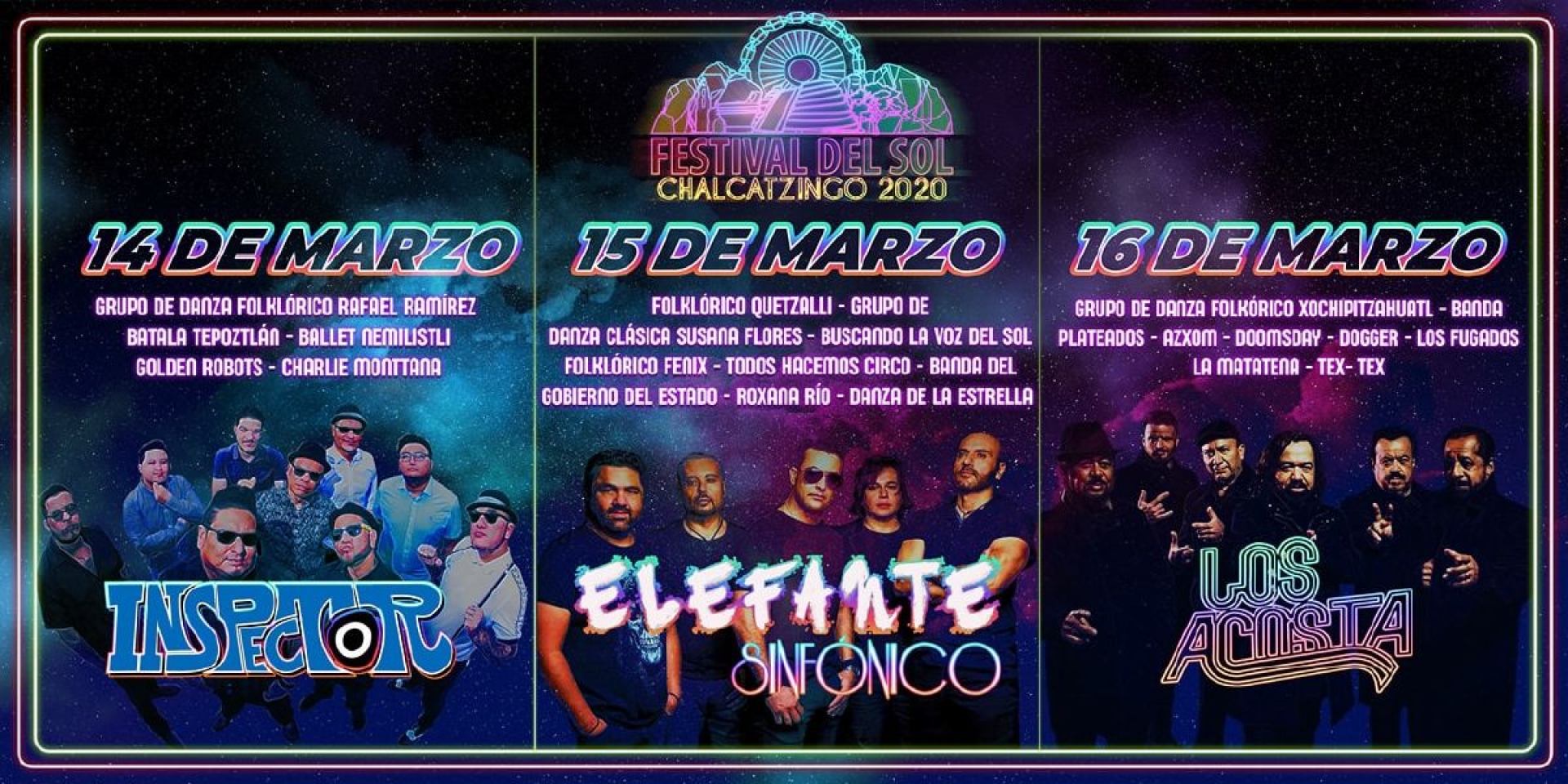 Anuncian cartelera del Festival del Sol Chalcatzingo 2020