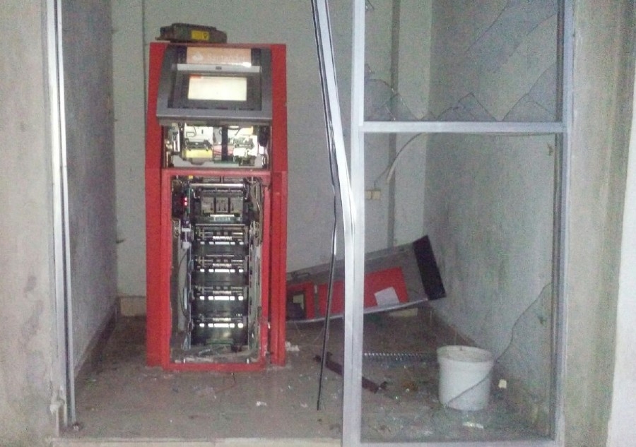 Desvalijan cajero automático ubicado cerca de un módulo de seguridad en Jantetelco