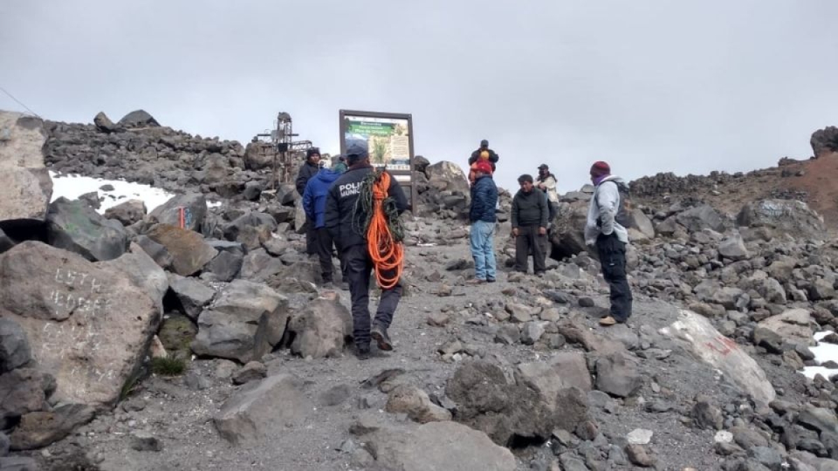 Cuatro alpinistas perdieron la vida al caer del volcán Citlaltépetl
