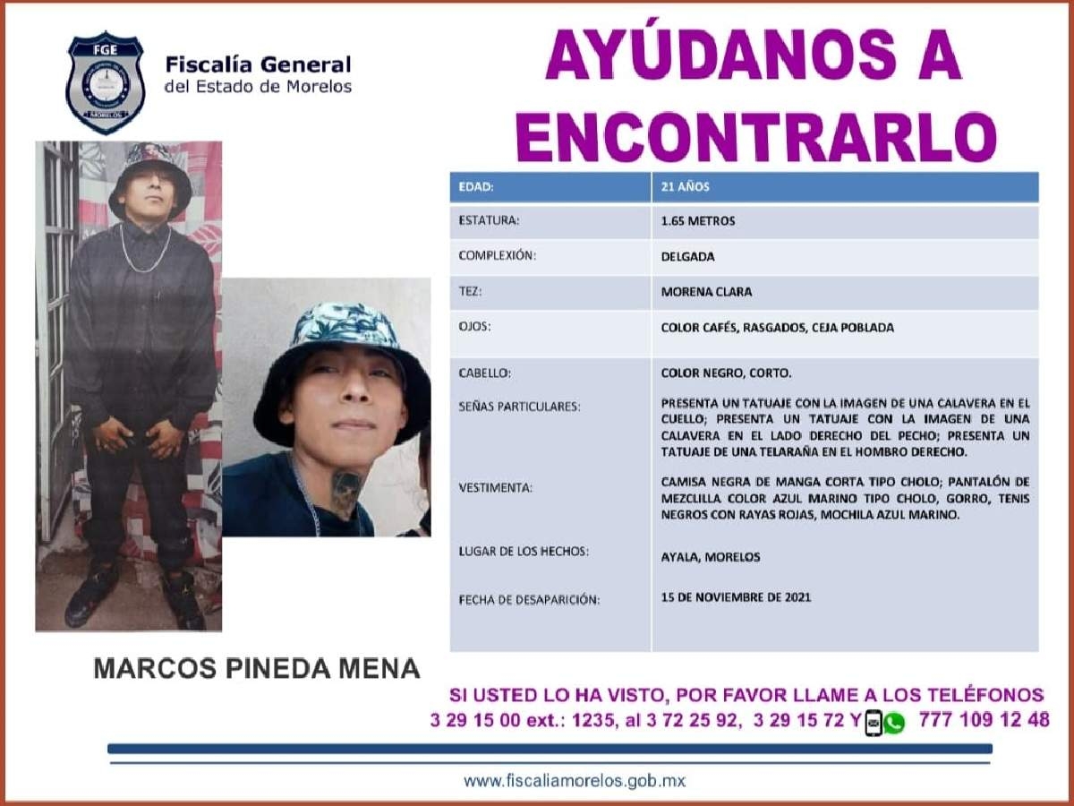 Buscan a joven que desapareció hace ocho días