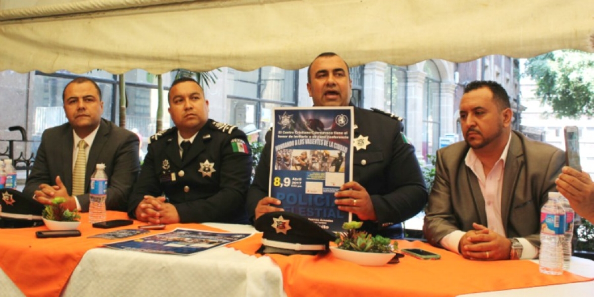 Llevan a cabo presentación de la Policía Celestial
