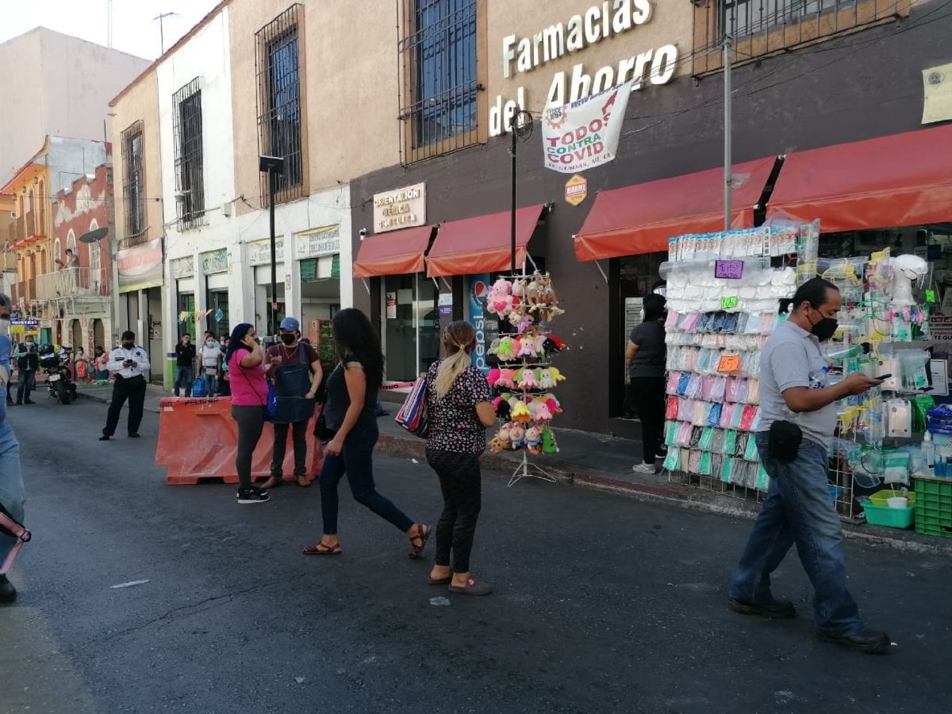 Fallece una mujer en pleno centro de Cuernavaca