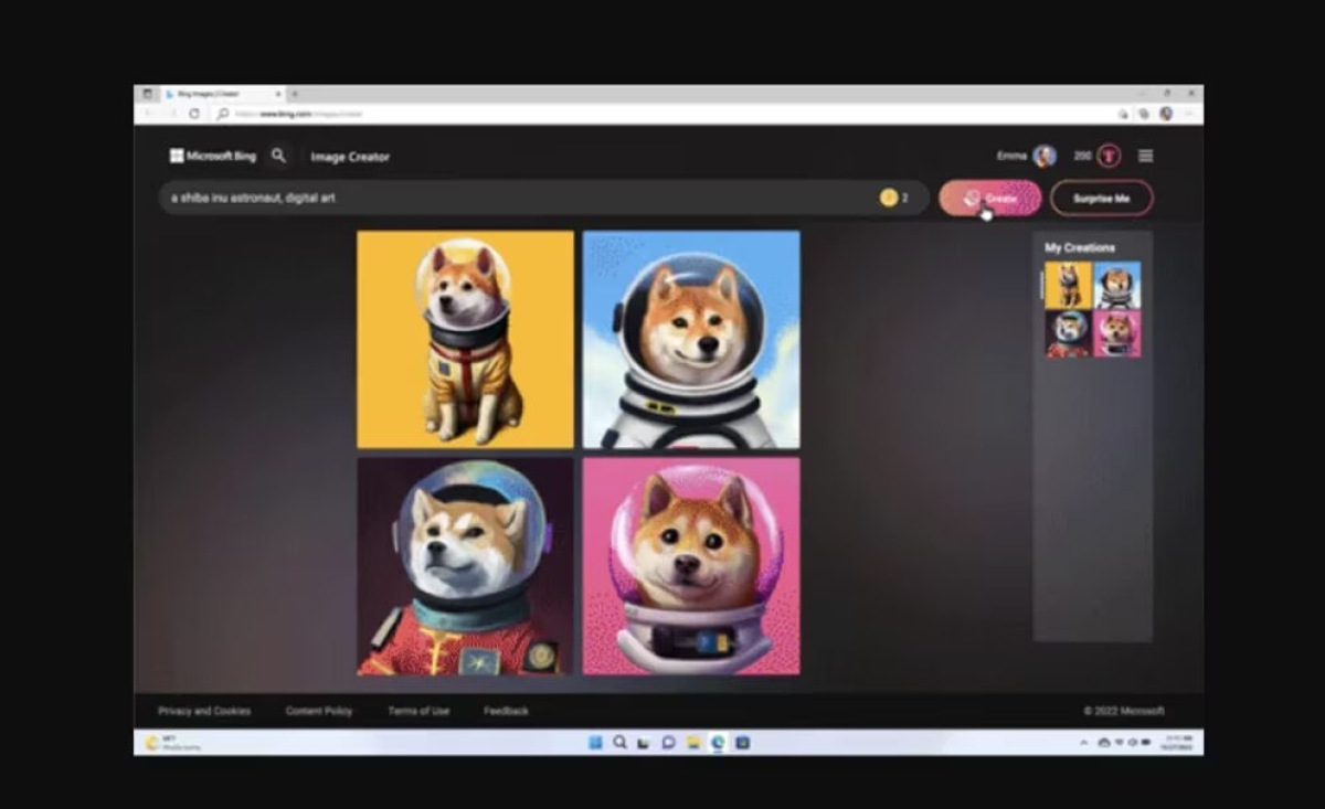 Microsoft lanza 'Create', una herramienta para generar imágenes con inteligencia artificial