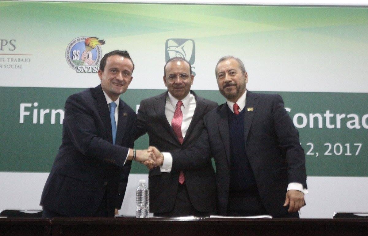 El IMSS y SNTSS concluyen revisión contractual 2017-2019