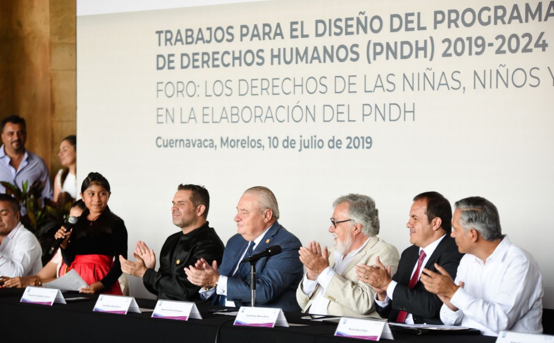 Participan Cuauhtémoc Blanco y la niñez morelense en foro para elaborar Plan Nacional de Derechos Humanos
