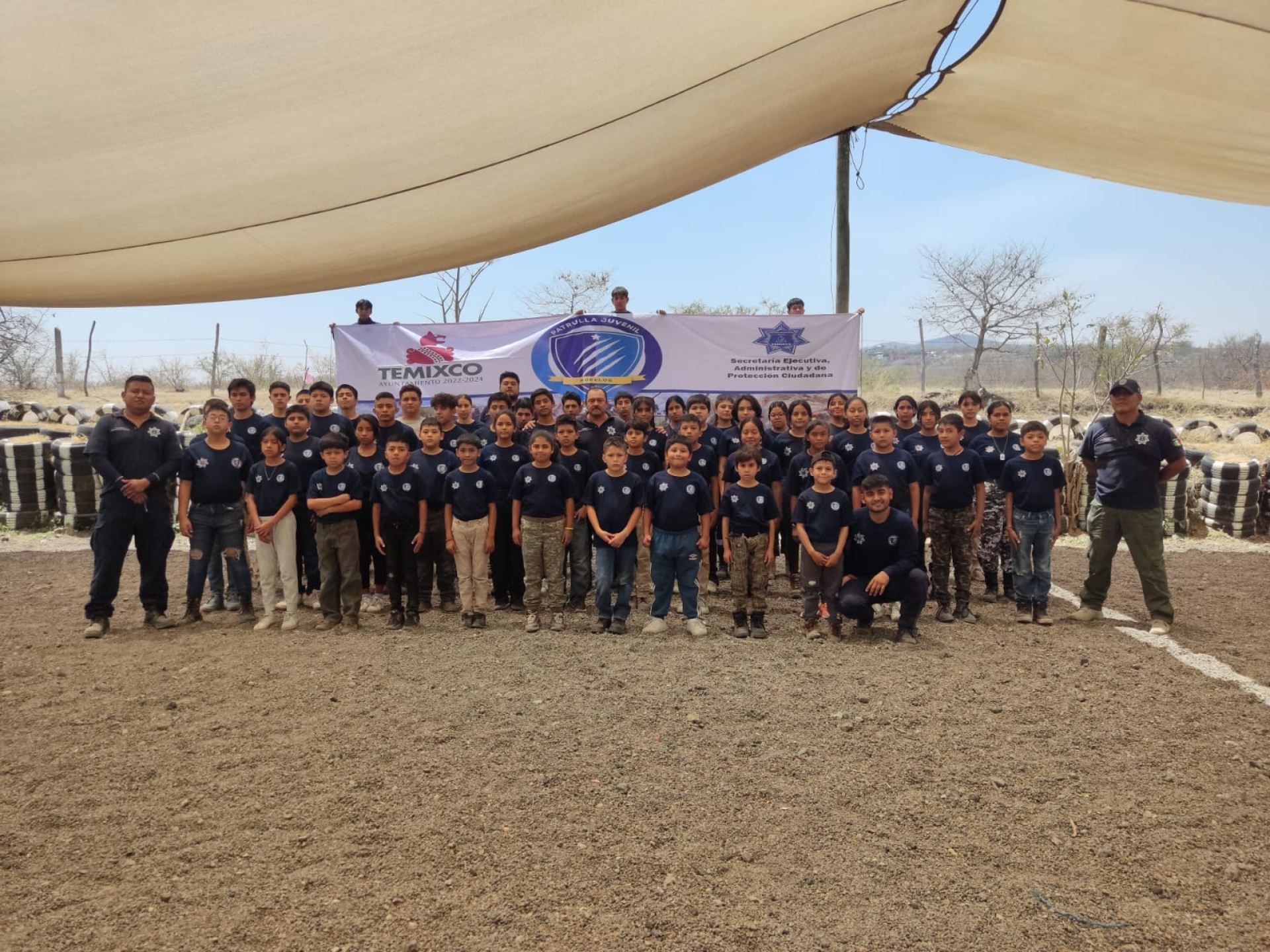 Patrulla Juvenil comienza actividades en Temixco