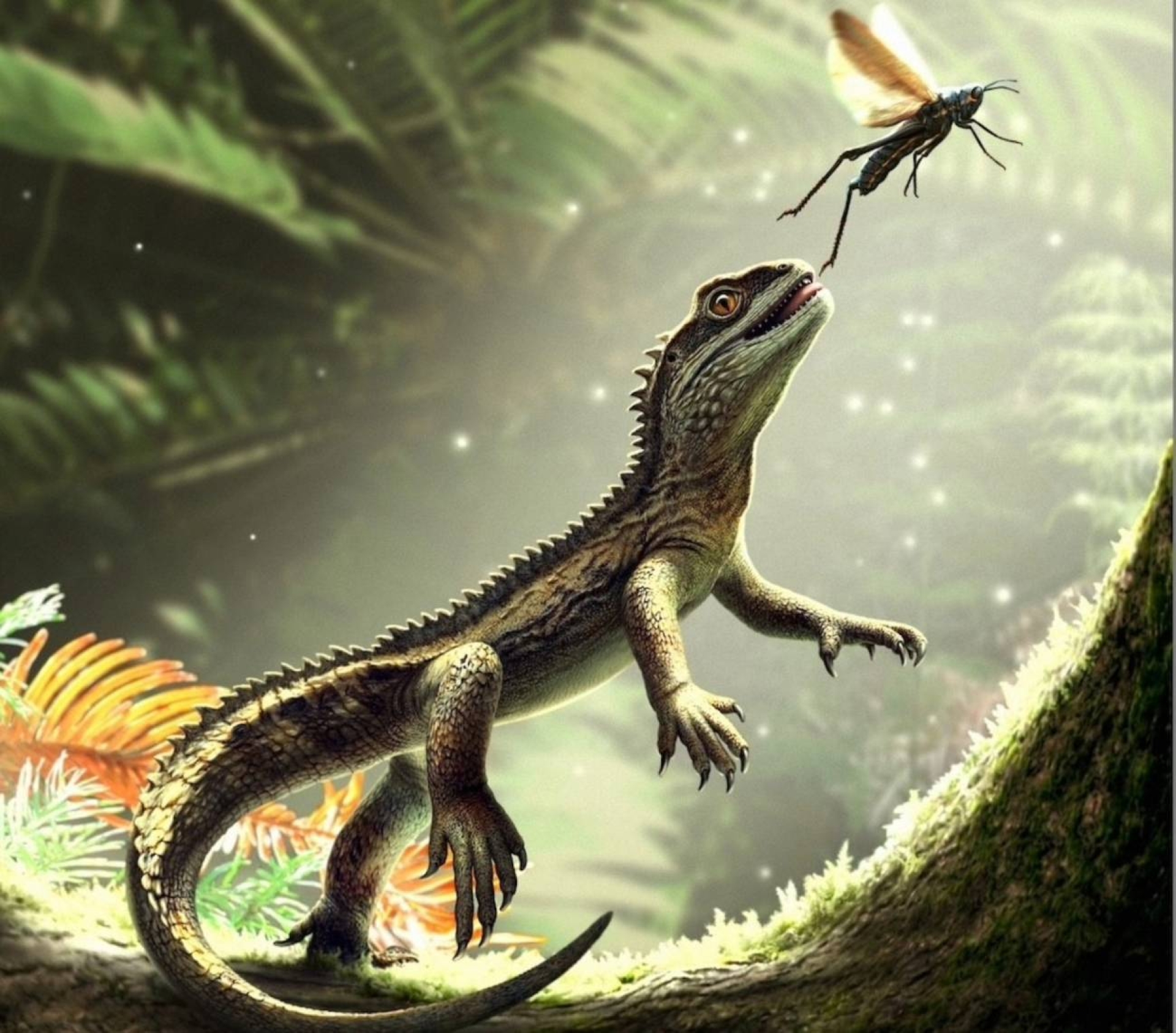 Nuevo fósil muestra cómo eran los ancestros de los lagartos