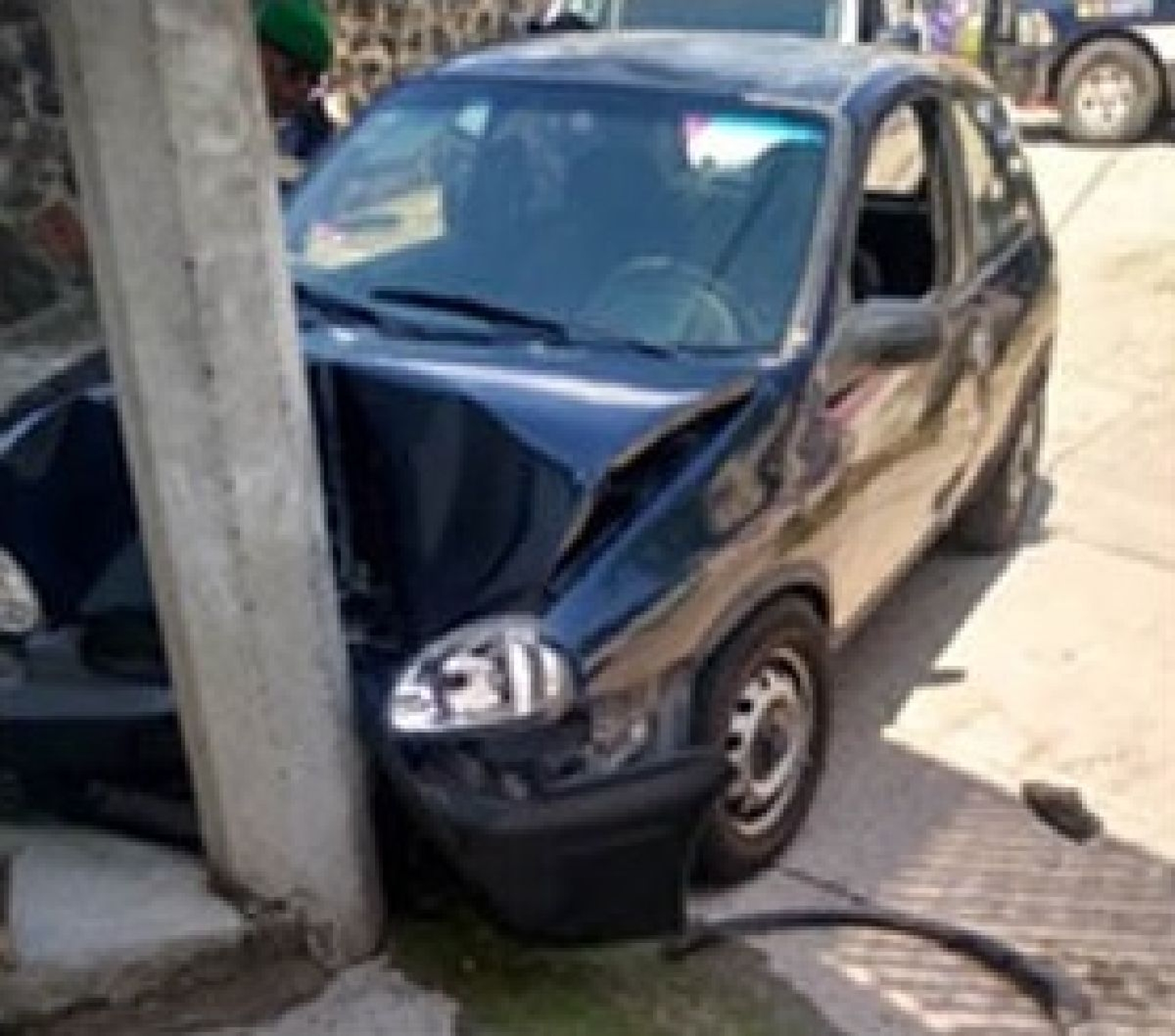 Chocaron el auto que se acababan de robar