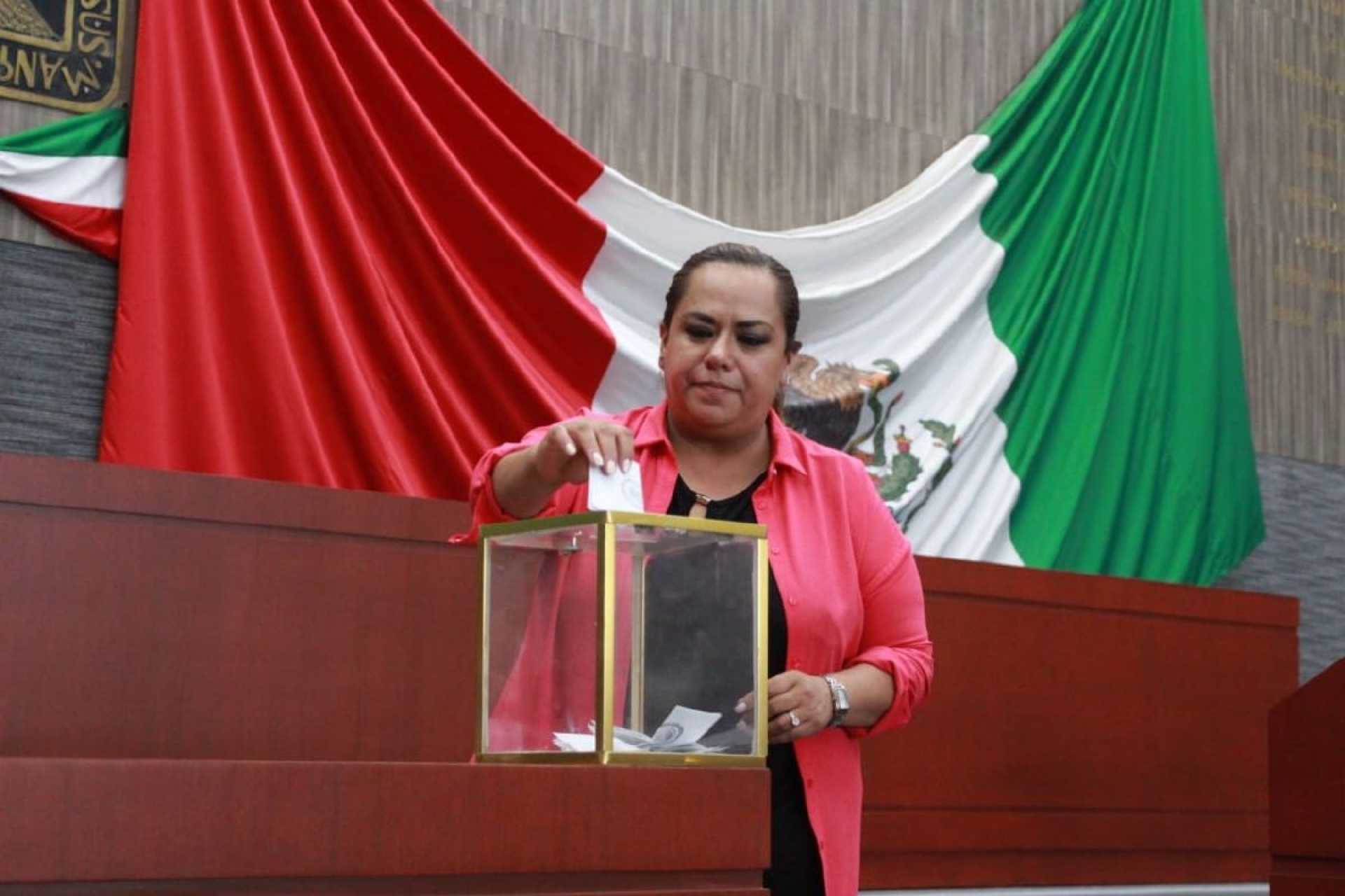 Tania Valentina Rodríguez, presidenta de la Junta Política y de Gobierno