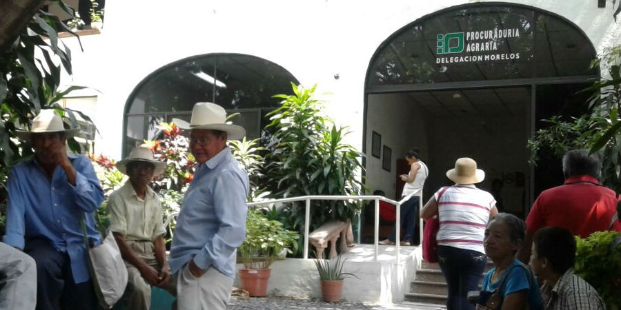 Protestan ejidatarios de Yautepec en la Procuraduría Agraria