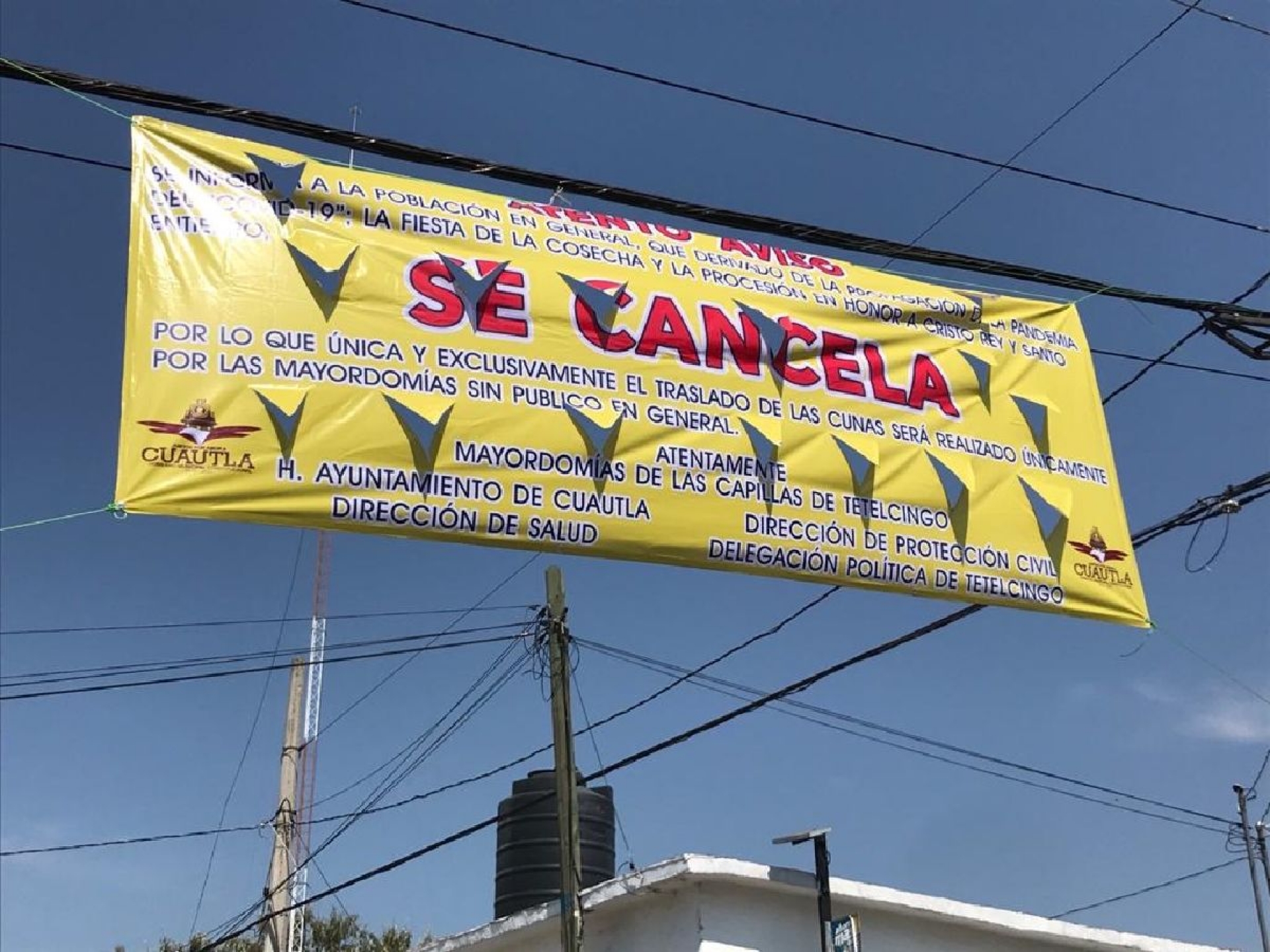 Suspenden celebraciones tradicionales en Tetelcingo