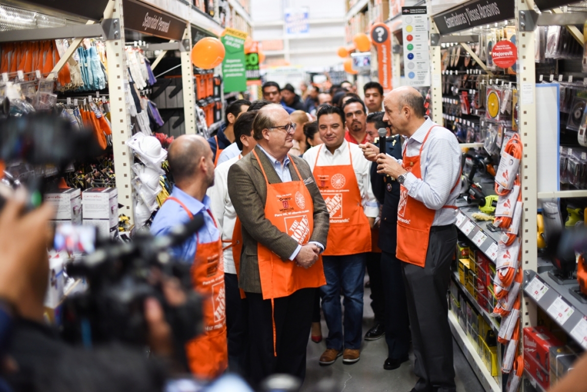 Hay confianza para invertir en Morelos: Home Depot Jiutepec muestra de ello con una inversión de 210mdp