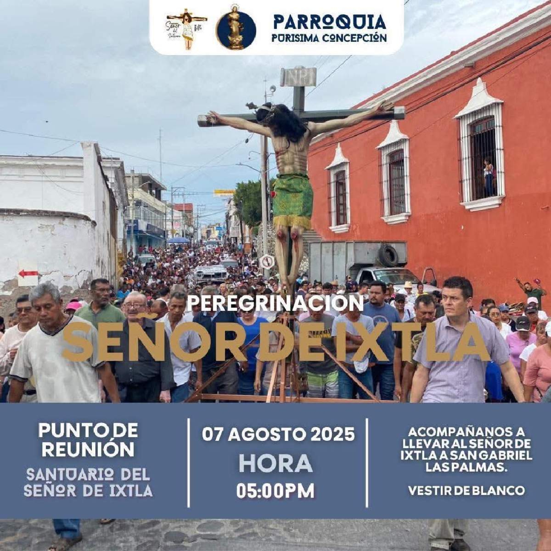 Se alistan para procesión del Señor de Ixtla