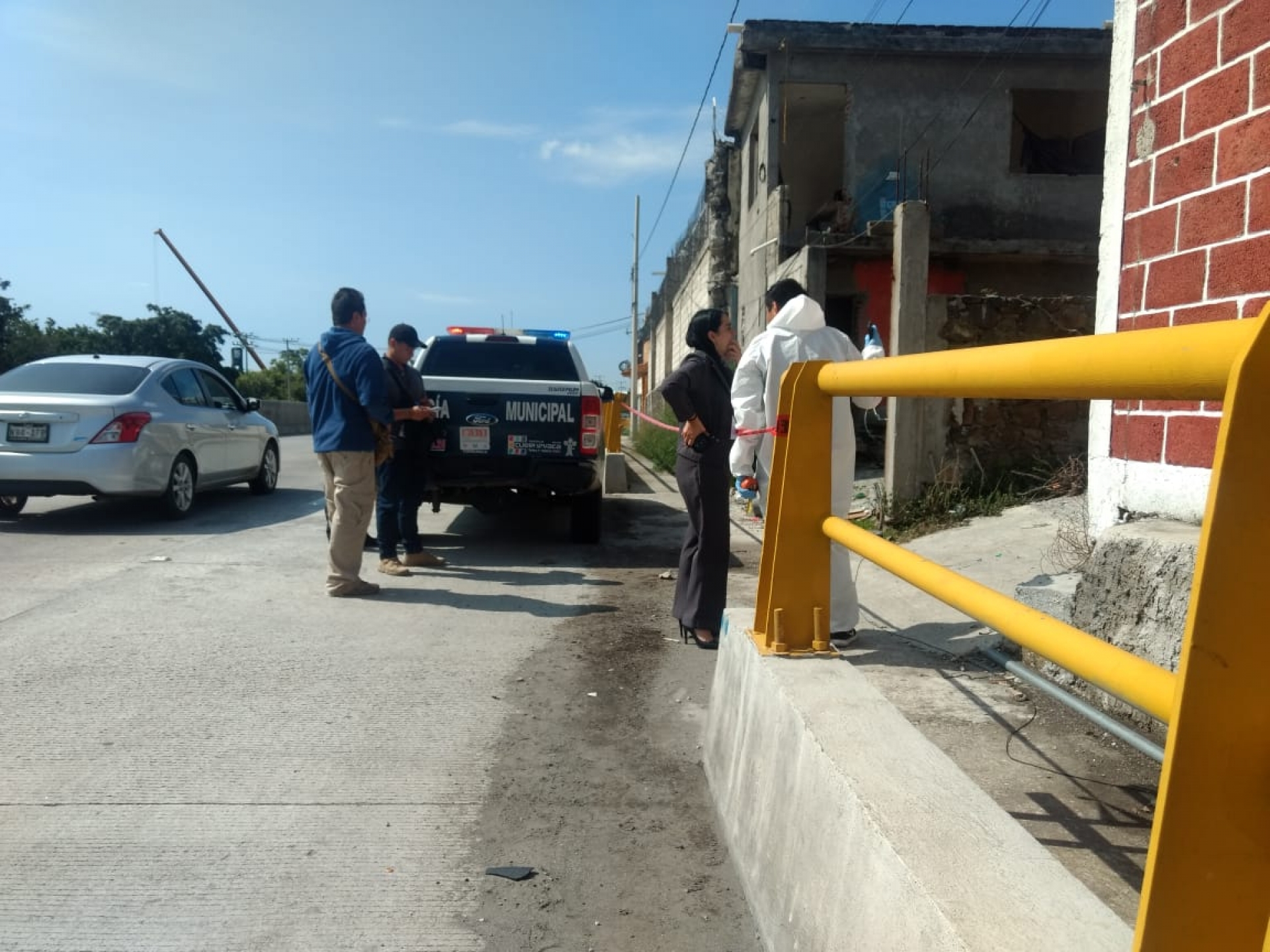Encuentran cadáver en una obra en construcción